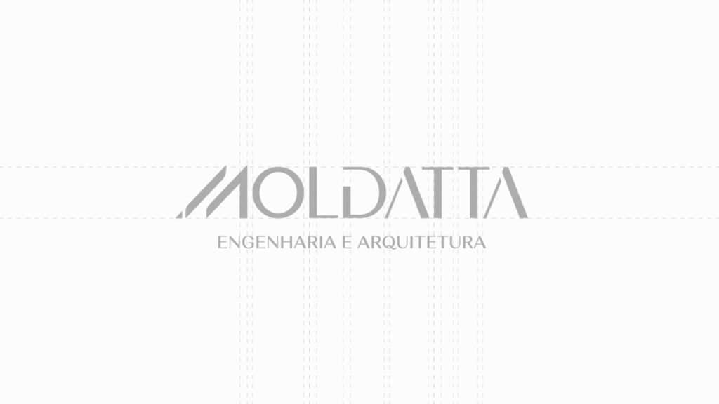 Mod logo branco sobre fundo cinza claro, com texto "Engenharia e Arquitetura".